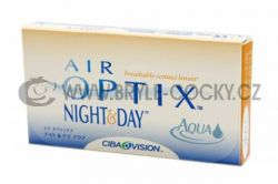 zvětšit obrázek - Air Optix Night&Day Aqua 6ks + 1 Čočka Zdarma